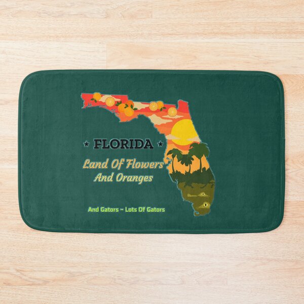 Item preview, Florida land of flowers and oranges and lots of gators designed and sold by Wildjourne.