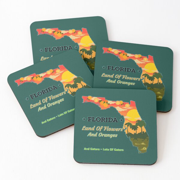 Item preview, Florida land of flowers and oranges and lots of gators designed and sold by Wildjourne.