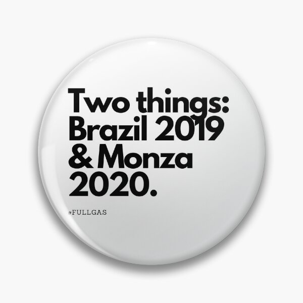 Item preview, Two Things: Brazil 2019 & Monza 2020 - F1 Driver Pierre Gasly designed and sold by heyitsclara.