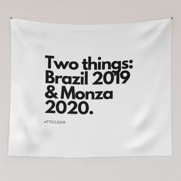 Item preview, Two Things: Brazil 2019 & Monza 2020 - F1 Driver Pierre Gasly designed and sold by heyitsclara.