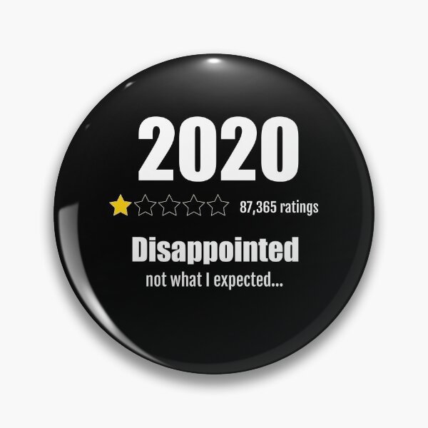 Item preview, Funny 2020 One Star Review - Disappointed Sarcastic 2020 Year Rating  designed and sold by FunnySunny T-Shirts.