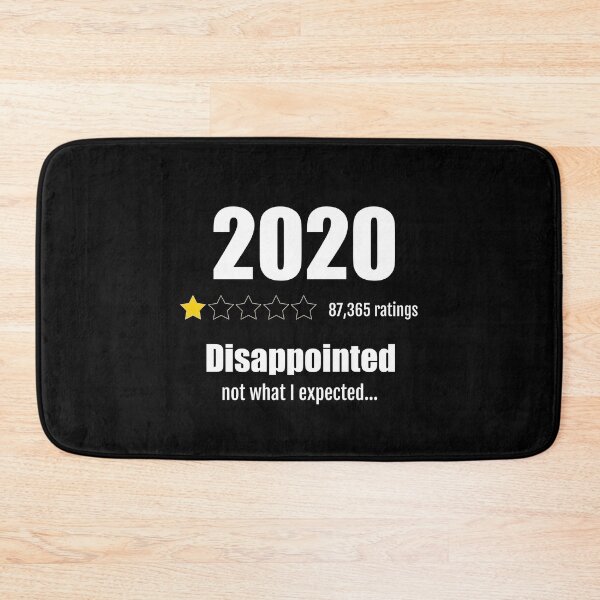 Item preview, Funny 2020 One Star Review - Disappointed Sarcastic 2020 Year Rating  designed and sold by FunnySunny T-Shirts.