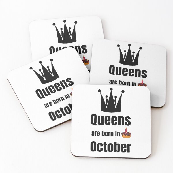 Item preview, Queens are born in october birthday funny designed and sold by OneTimeEngineer.