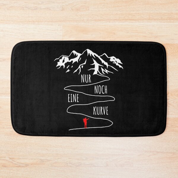Item preview, Just one more curve - hiking saying mountains hiking climbing designed and sold by urban-design.