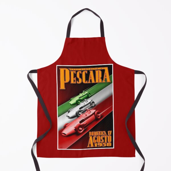 Item preview, "PESCARA GRAND PRIX" Vintage Auto Racing Advertising Print designed and sold by posterbobs.