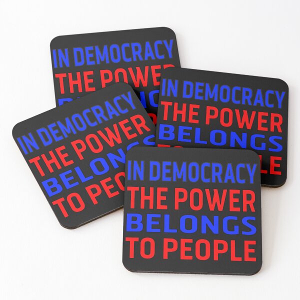 Item preview,   In democracy the power belongs to people designed and sold by Ralek.