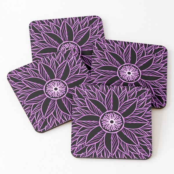 Item preview, Purple floral mandala  designed and sold by Lubellebubble20.