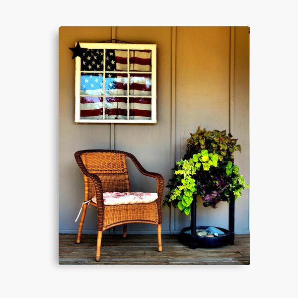 A day on the Porch. Canvas Print