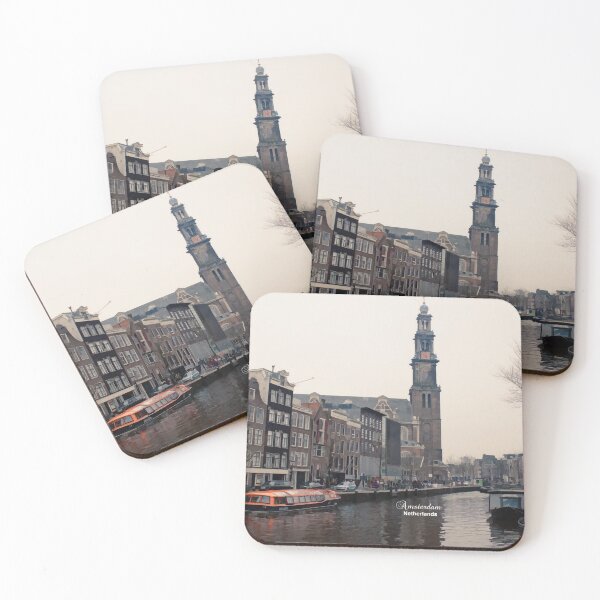 Item preview, Amsterdam, Netherlands - Prinsengracht - Houseboats & Canal Houses  designed and sold by leemcnut.