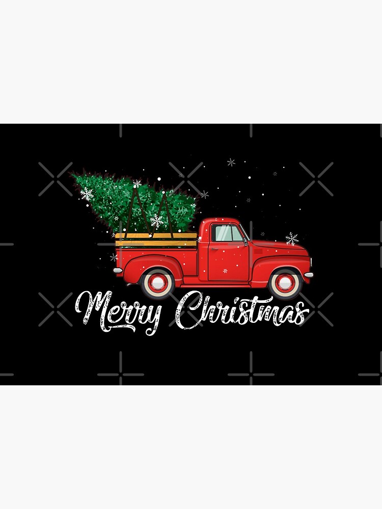 Red Truck Pick Up Christmas Tree Vintage Retro Sweater Gift For Men And Women, Halloween day, Thanksgiving day, Christmas day by RhondaTees