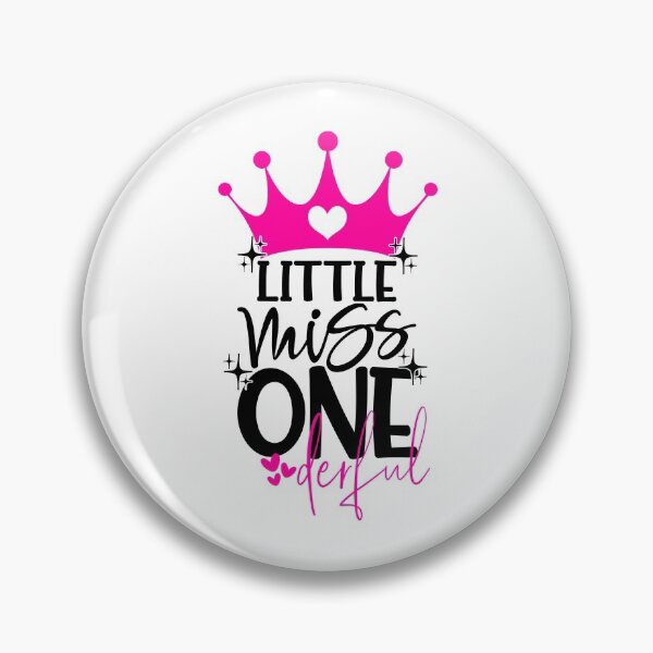 Item preview, Little miss one derful designed and sold by purpleblobart.