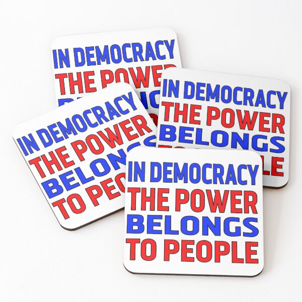 Item preview,   In democracy the power belongs to people designed and sold by Ralek.