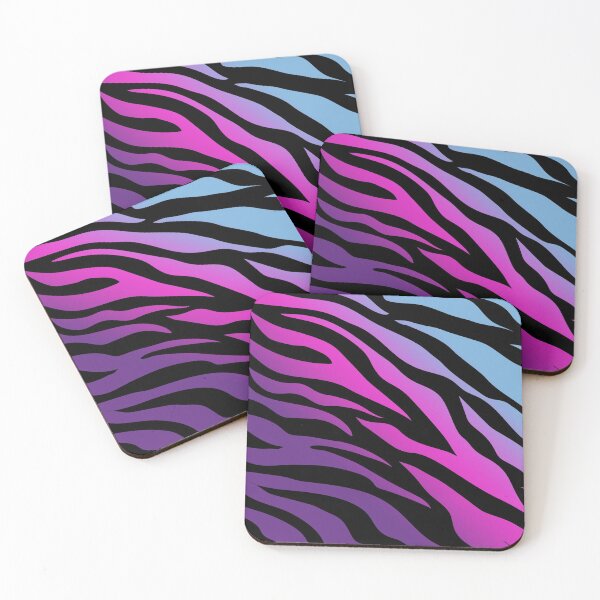 Item preview, Tiger Stripes - Blue/Pink/Purple/Black designed and sold by DionBlaster.