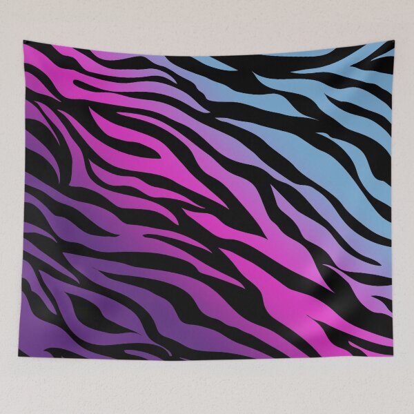 Item preview, Tiger Stripes - Blue/Pink/Purple/Black designed and sold by DionBlaster.