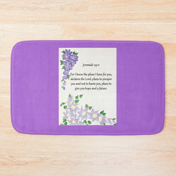 Item preview, Jeremiah 29 11 on Lilac Flowers  designed and sold by Vallee Rose.