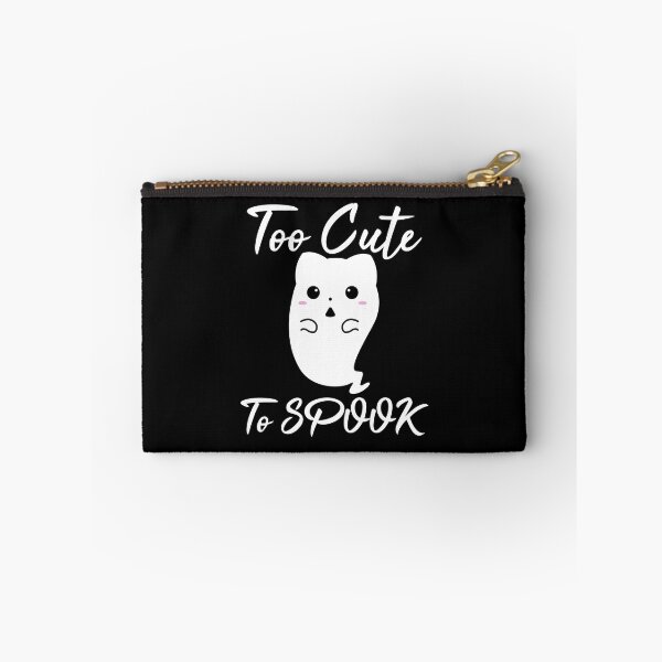 Item preview, TOO CUTE TO SPOOK FUNNY GHOST CAT HALLOWEEN designed and sold by TheFirstOne.