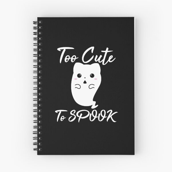 Item preview, TOO CUTE TO SPOOK FUNNY GHOST CAT HALLOWEEN designed and sold by TheFirstOne.