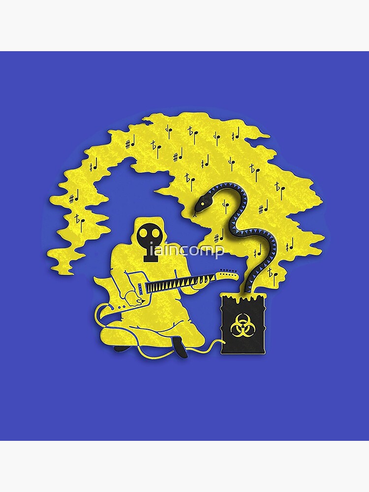 "King Gizzard Flying Microtonal Banana Album Cover Merch" Canvas Print