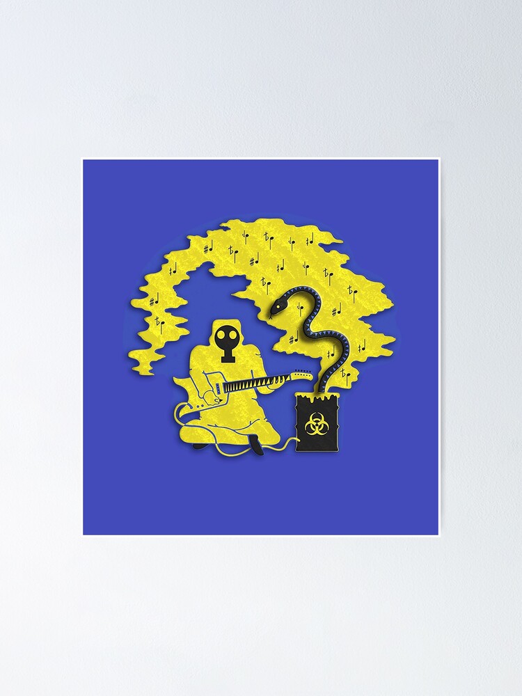 "King Gizzard Flying Microtonal Banana Album Cover Merch" Poster for