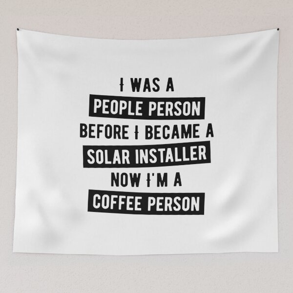 Item preview, Solar Installer Person Gift - Christmas Coffee Lovers Cute Gag Gift Idea designed and sold by Full Moon.