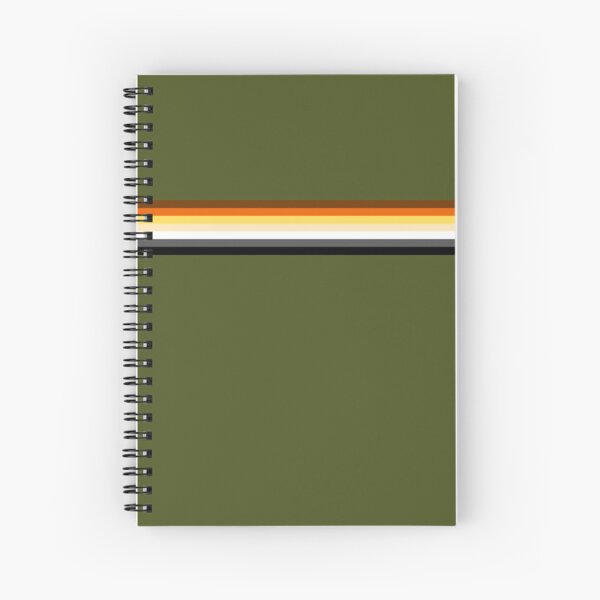 Gay bear band Spiral Notebook