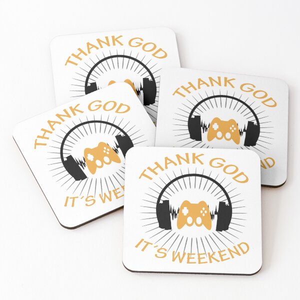 Item preview, Gaming Shirt -> Thank God Its Weekend designed and sold by A83HA.