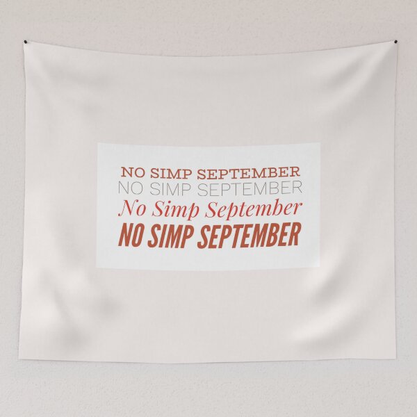 Item preview, No Simp September  designed and sold by PetitePeche.