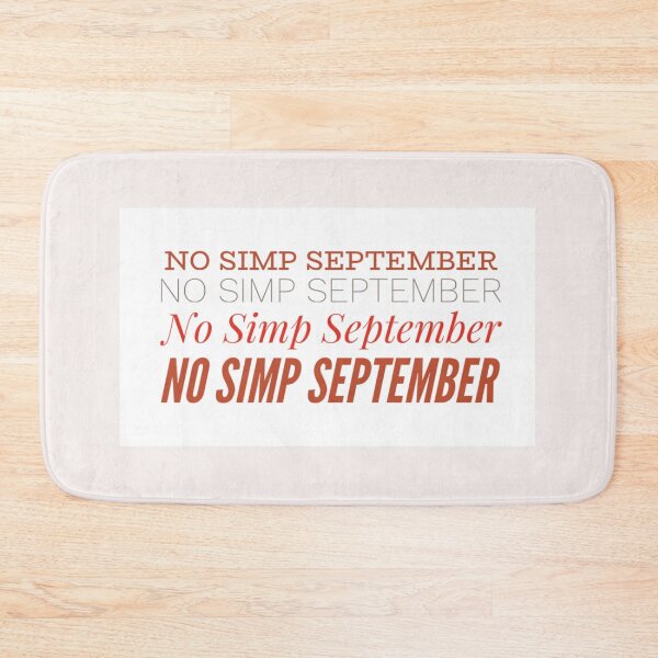 Item preview, No Simp September  designed and sold by PetitePeche.