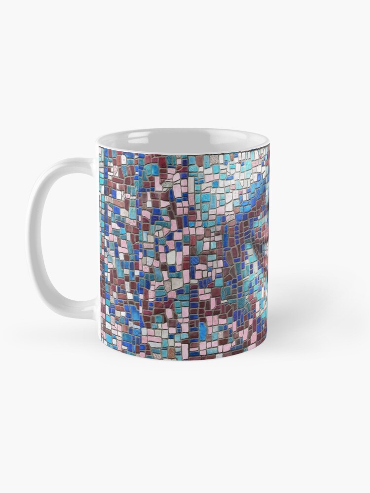 Alternate view of “Broken” (mosaic tile, painted) - “Smile” Fine Art series Mug