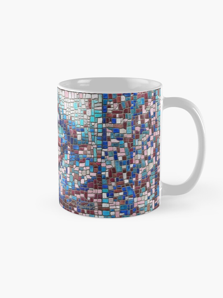 Alternate view of “Broken” (mosaic tile, painted) - “Smile” Fine Art series Mug