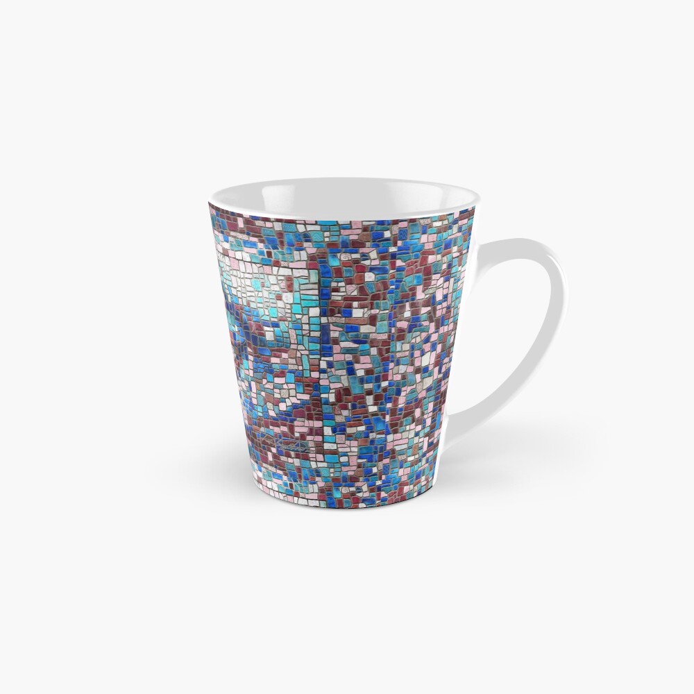 “Broken” (mosaic tile, painted) - “Smile” Fine Art series Mug