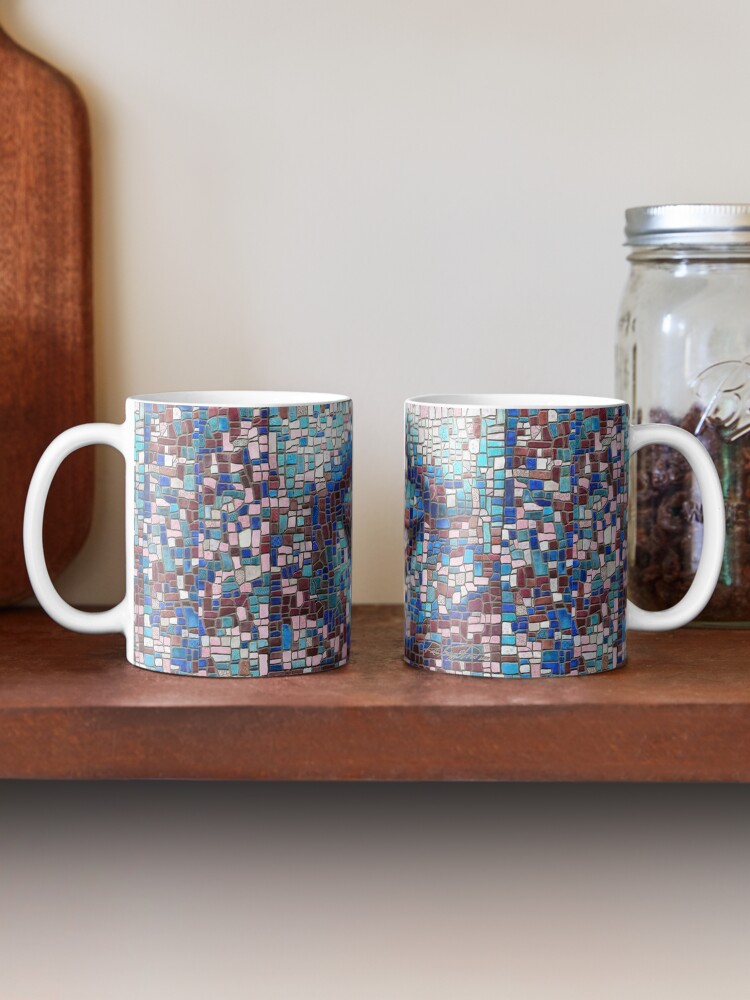 Alternate view of “Broken” (mosaic tile, painted) - “Smile” Fine Art series Mug
