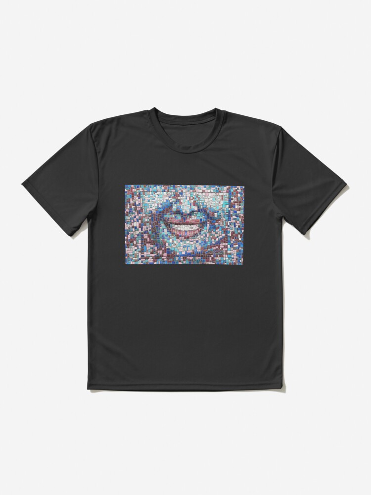 Alternate view of “Broken” (mosaic tile, painted) - “Smile” Fine Art series Active T-Shirt