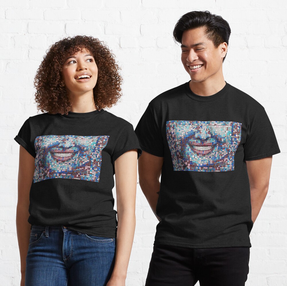 “Broken” (mosaic tile, painted) - “Smile” Fine Art series Classic T-Shirt