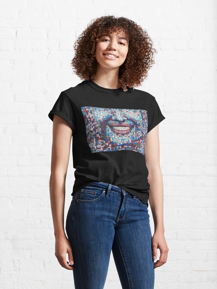 Alternate view of “Broken” (mosaic tile, painted) - “Smile” Fine Art series Classic T-Shirt