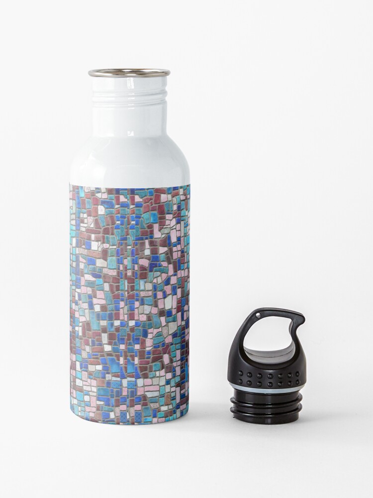 Alternate view of “Broken” (mosaic tile, painted) - “Smile” Fine Art series Water Bottle