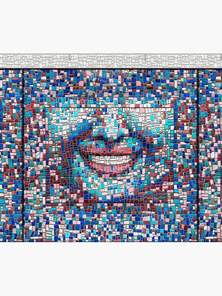 “Broken” (mosaic tile, painted) - “Smile” Fine Art series by CaraSonrisa