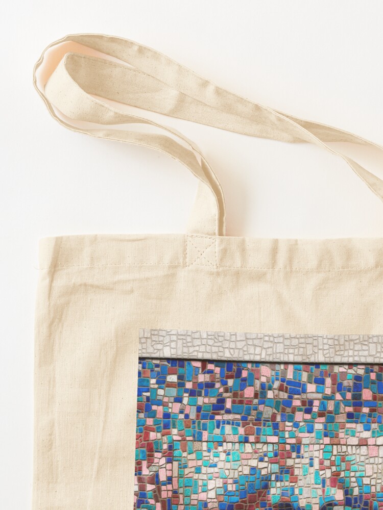 Alternate view of “Broken” (mosaic tile, painted) - “Smile” Fine Art series Tote Bag