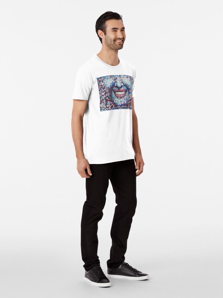 Alternate view of “Broken” (mosaic tile, painted) - “Smile” Fine Art series Premium T-Shirt