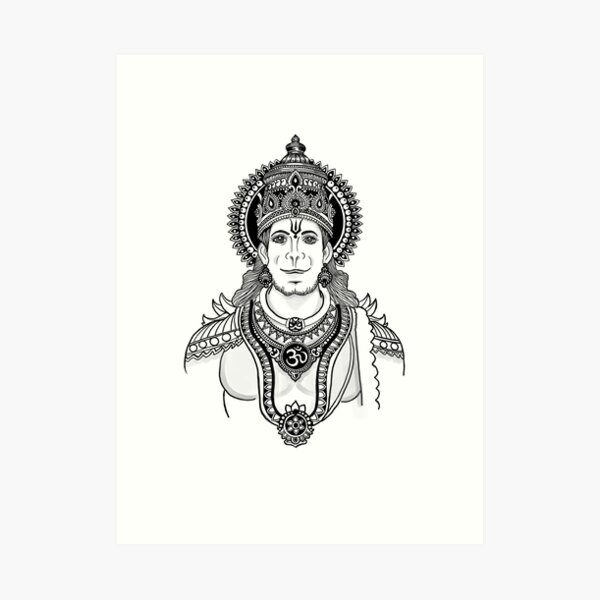 Hanuman sketch HD wallpapers | Pxfuel
