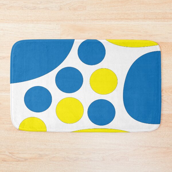 Item preview, Yellow Blue Geometric Art designed and sold by Nisha Prabhu.