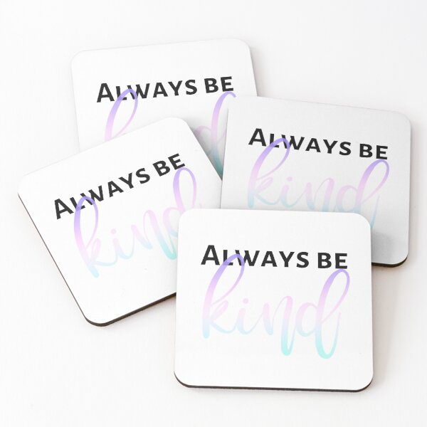 Item preview, Always be kind. Inspirational quote designed and sold by ramonag1.