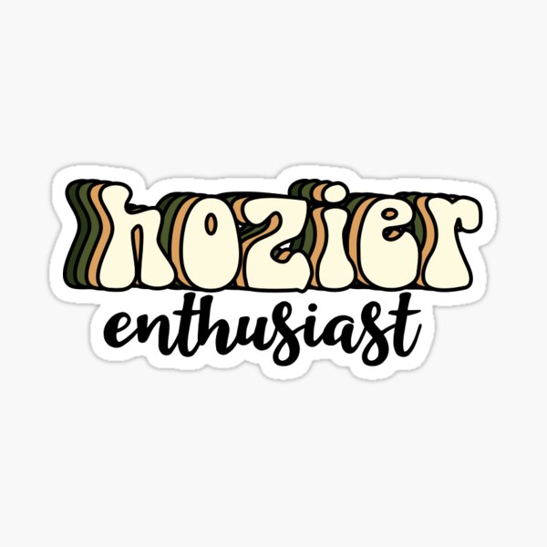 Hozier Enthusiast Retro Sticker