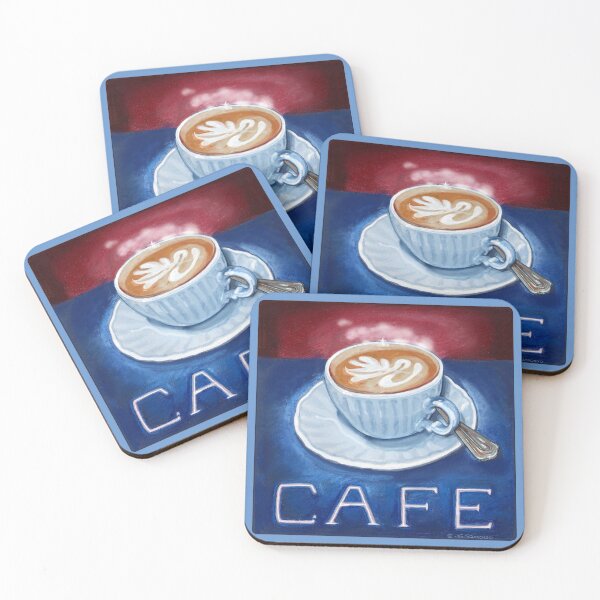 Item preview, Cafe Coffee  designed and sold by halfmoonharry.