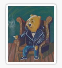 Smoking Winnie The Pooh Sticker