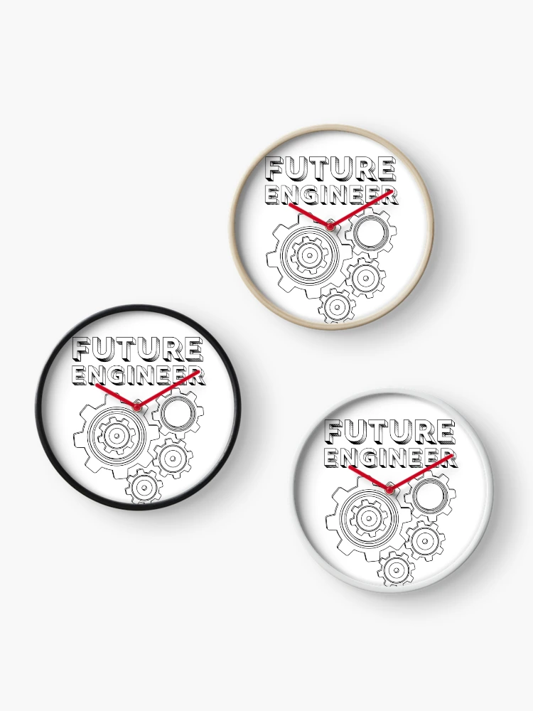 Thumbnail 3 of 4, Clock, Future Engineer designed and sold by RIVEofficial.