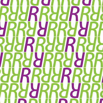 Artwork thumbnail, Letter R Pattern by jfcreations