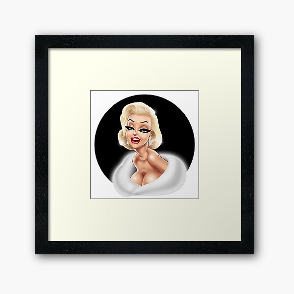 Vista previa del artículo con la obra «Marilyn Monroe», diseñado y vendido por sexypinupart.