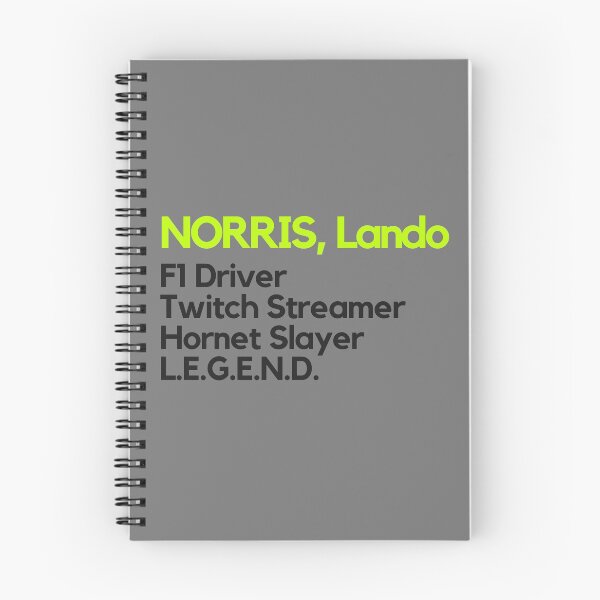 Item preview, Lando Norris - F1 Driver, Twitch Streamer, Hornet Slayer, Legend designed and sold by heyitsclara.