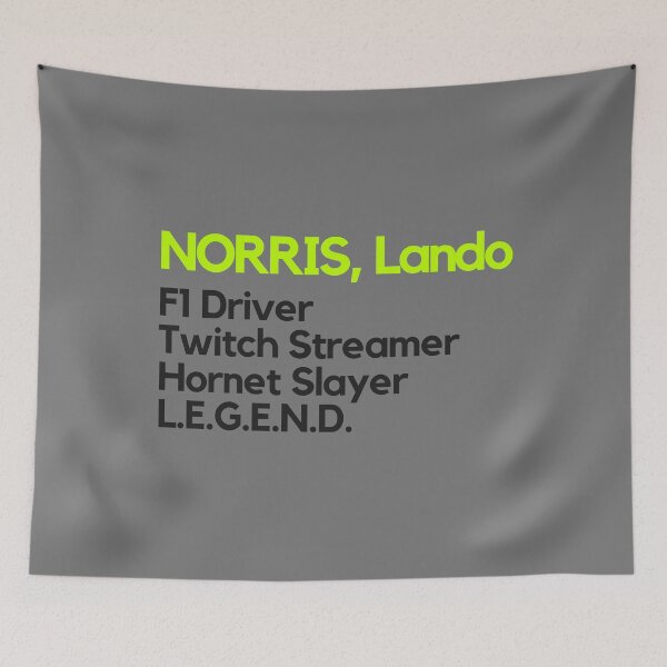 Item preview, Lando Norris - F1 Driver, Twitch Streamer, Hornet Slayer, Legend designed and sold by heyitsclara.